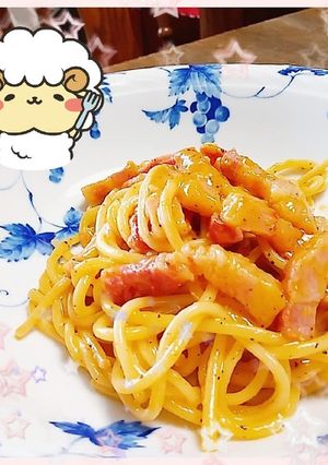本場のカルボナーラ（生クリーム不使用）-レシピのメイン写真