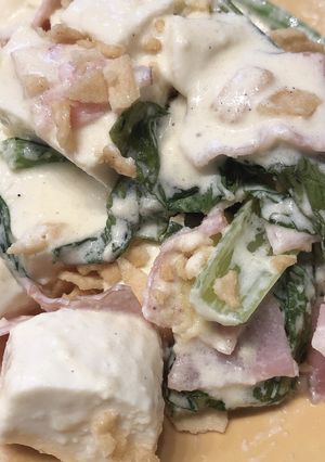 豆腐とポテチのシーザーサラダ-レシピのメイン写真