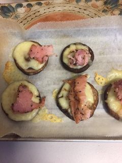 シイタケのパストラミチーズ焼き-レシピのメイン写真