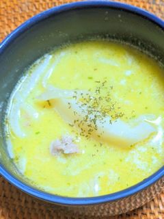 じゃがいもと豚ひき肉のミルクスープ-レシピのメイン写真