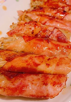 超簡単★甘辛えのきのベーコン巻き-レシピのメイン写真