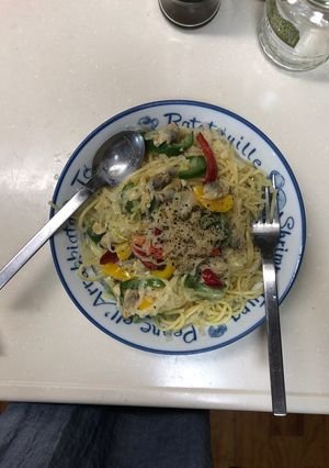 あさりの冷製レモンクリームパスタ-レシピのメイン写真