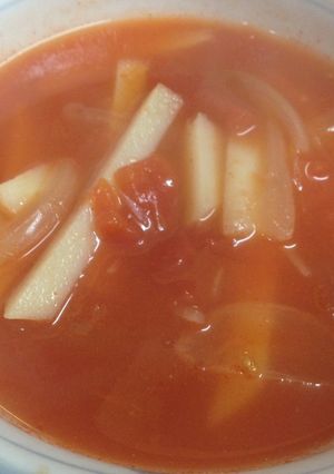 じゃがいものトマトスープ-レシピのメイン写真