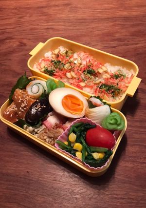 お弁当・106干し海老スモークチーズご飯-レシピのメイン写真