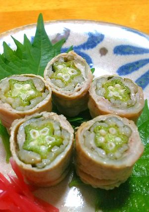 レンジで簡単◎オクラの肉巻き-レシピのメイン写真