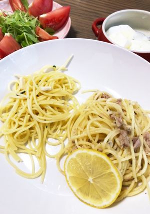ツナとレモンのパスタ-レシピのメイン写真