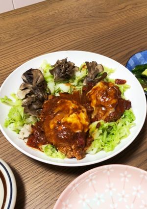 煮込みハンバーグ-レシピのメイン写真