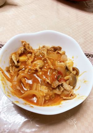 きのこと豚肉のトマト煮-レシピのメイン写真