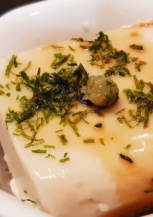 ごま豆腐に青のり-レシピのメイン写真