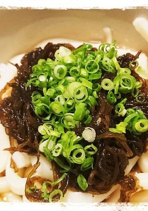 暑い日に☆冷たいもずくうどん-レシピのメイン写真