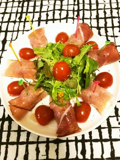 生ハムで簡単カプレーゼ風-レシピのメイン写真