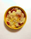 【簡単】サバの水煮缶でトマトチーズ焼！