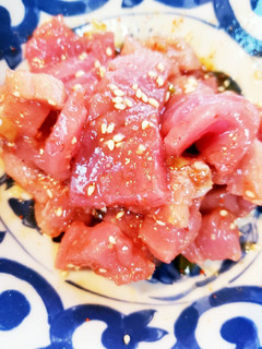 簡単うまい!まぐろにんにく和え♪-レシピのメイン写真