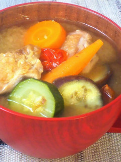 鶏肉と野菜の味噌スープ-レシピのメイン写真