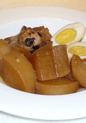 ヘルシー！？　大根と手羽元煮（＾ｕ＾）-レシピのメイン写真