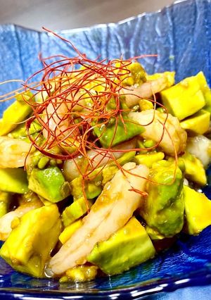アボカドと甘エビのワサビ醤油和え-レシピのメイン写真