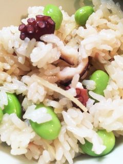 夏の炊き込みごはん たこめし-レシピのメイン写真