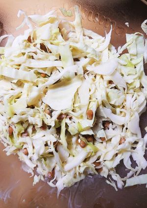 簡単★キャベツと納豆のサラダ-レシピのメイン写真