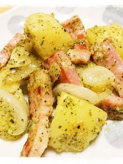 市販のバジルソースで時短ジャーマンポテト-レシピのメイン写真