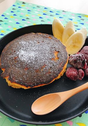 オートミールとおからパウダーのパンケーキ-レシピのメイン写真