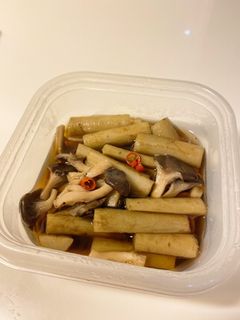 ゴボウとヒラタケの煮物(作り置き)-レシピのメイン写真