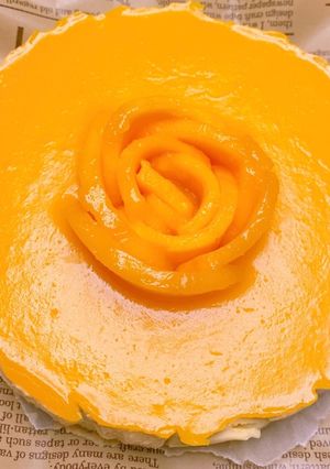初めて!マンゴーレアチーズケーキ〜♪-レシピのメイン写真