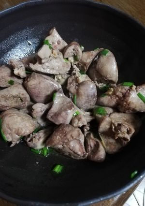 鶏キモのスタミナ炒め-レシピのメイン写真