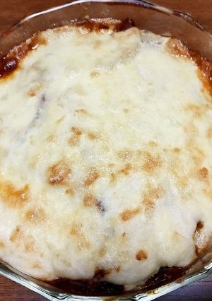 ハヤシライスソースで簡単なすグラタン-レシピのメイン写真