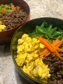 一鍋または10分でできる 甘辛そぼろ丼-レシピのメイン写真