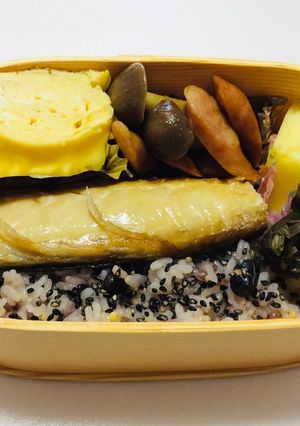 202、テストで満点⁉︎鯖の文化干弁当♡-レシピのメイン写真