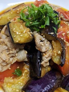 豚肉とナスのオイスターソース炒め-レシピのメイン写真