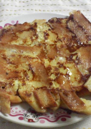 パン耳でフレンチトースト♪-レシピのメイン写真
