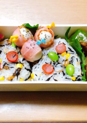 20200715中学2年男子お弁当-レシピのメイン写真
