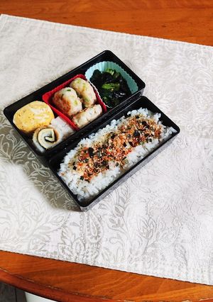今朝のヘルシーなお弁当です-レシピのメイン写真