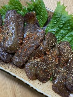 ささっと♩コンニャクの蒲焼きのタレ焼き-レシピのメイン写真