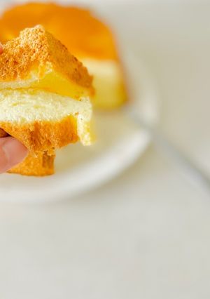 しっとりしなやか蜂蜜バターシフォンケーキ-レシピのメイン写真