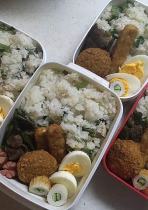 高校生お弁当（2020.7.15）-レシピのメイン写真