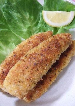 鶏ササミのパン粉バター焼き♡-レシピのメイン写真