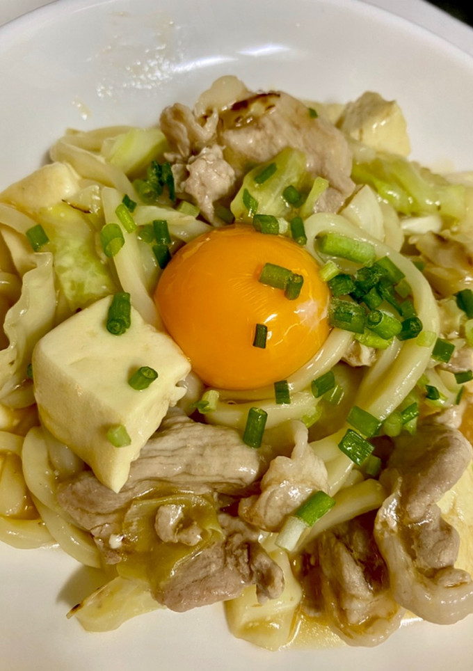 すき焼き風！焼きうどん-レシピのメイン写真