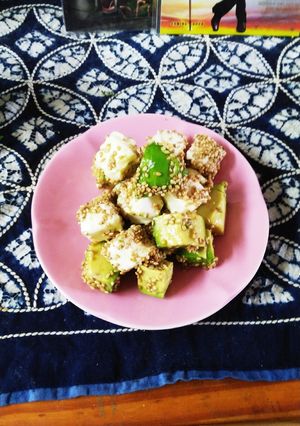 アボカドとクリームチーズのごまプチ-レシピのメイン写真