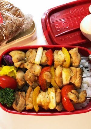 のっけ弁当(ミニバーベキュー)-レシピのメイン写真