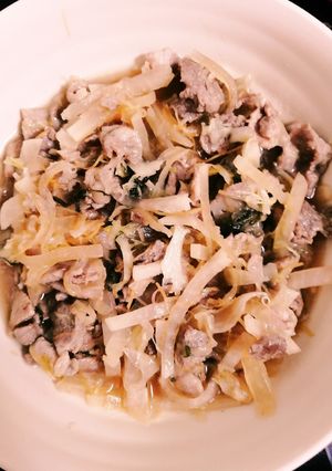 豚肉と大根とキャベツのゆずポン酢炒め-レシピのメイン写真
