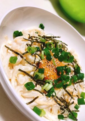 簡単！明太釜玉うどん-レシピのメイン写真