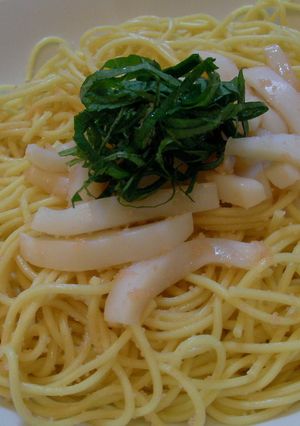 たらこといかのスパゲッティーニ-レシピのメイン写真