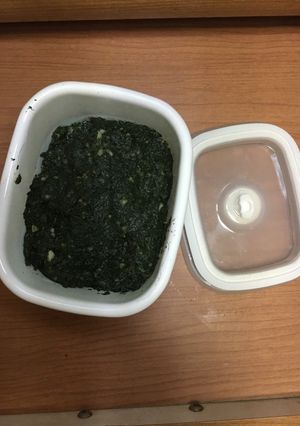 シソジュースの残り葉でジェノベーゼソース-レシピのメイン写真