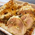 バジルとカッテージチーズのチキン香草巻き