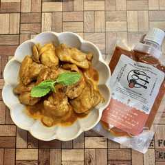 รูปของ タンドリーでお手軽バターチキンカレー風