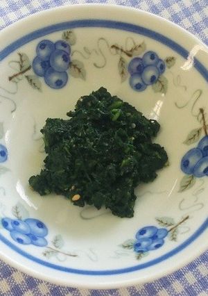 ≪離乳食９～１１か月頃≫ごま和え-レシピのメイン写真