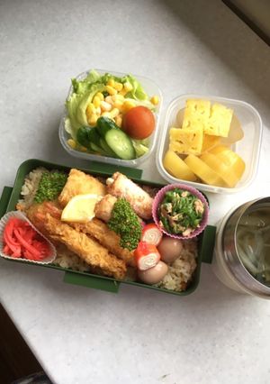 高校男子お弁当　1.7.15-レシピのメイン写真