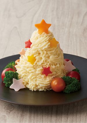 電気圧力鍋で!マッシュポテトツリー-レシピのメイン写真